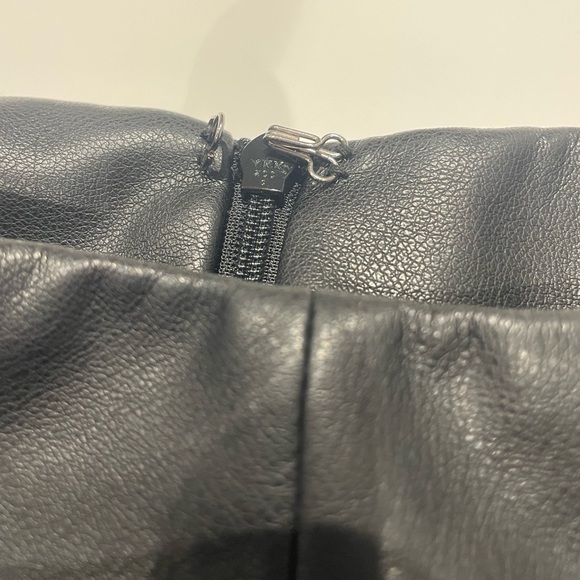 Oak and Fort Faux Leather Mini Skirt - Picture 6 of 9